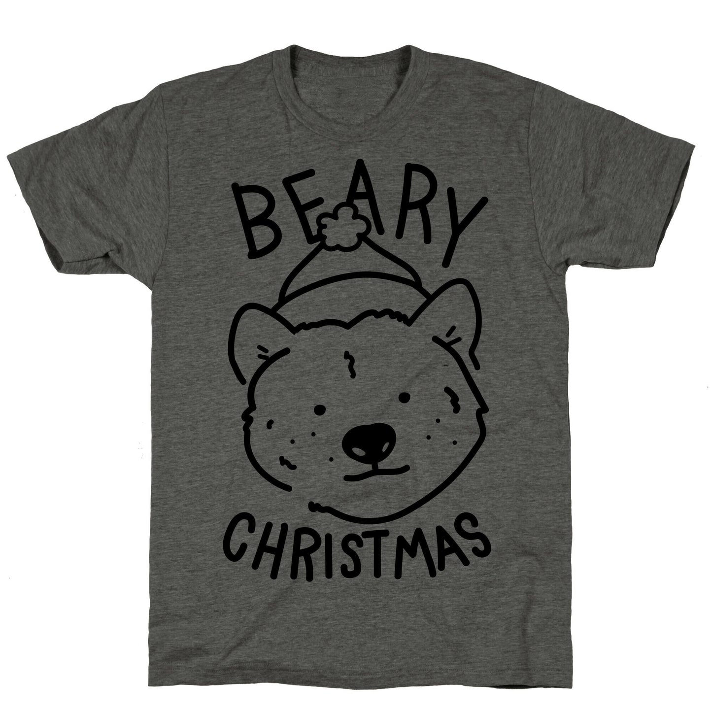 Beary Christmas Unisex Triblend Tee