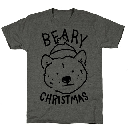 Beary Christmas Unisex Triblend Tee