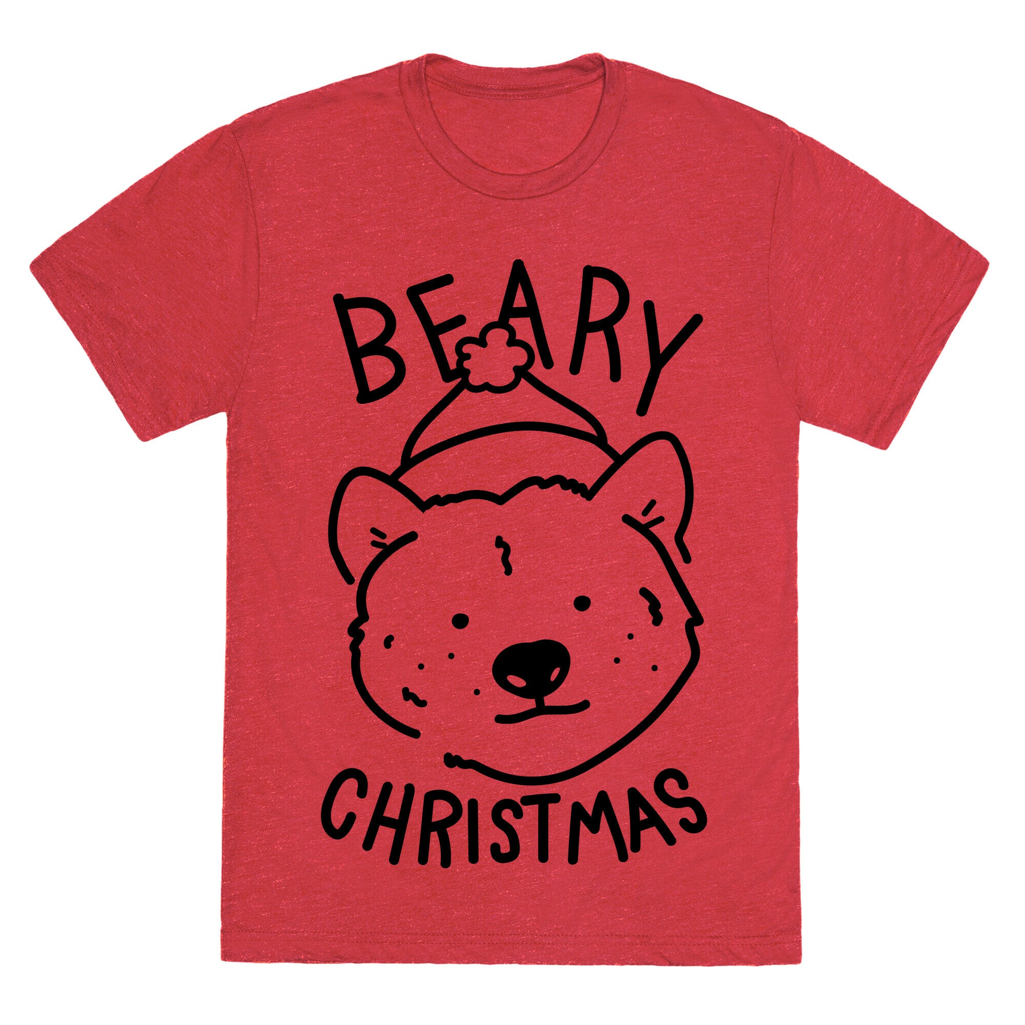 Beary Christmas Unisex Triblend Tee