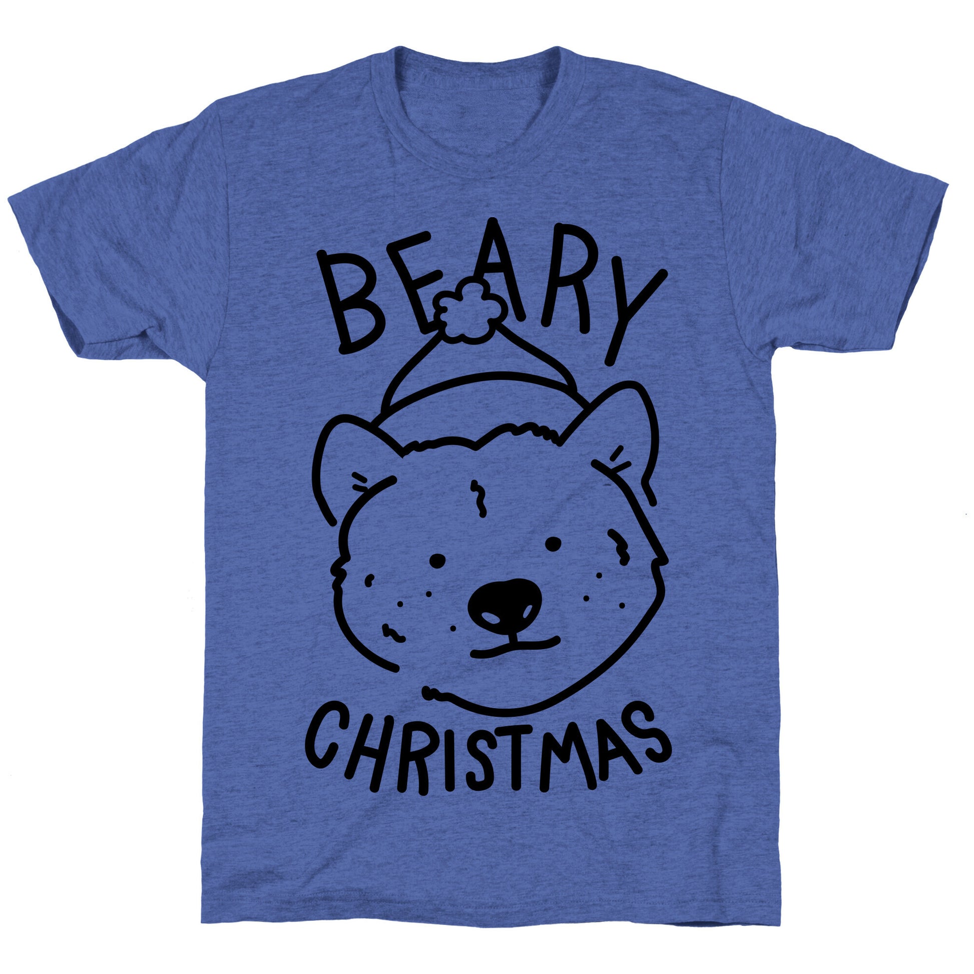 Beary Christmas Unisex Triblend Tee