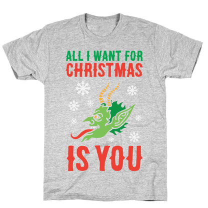 All I Want For Christmas Is You Krampus T-Shirt