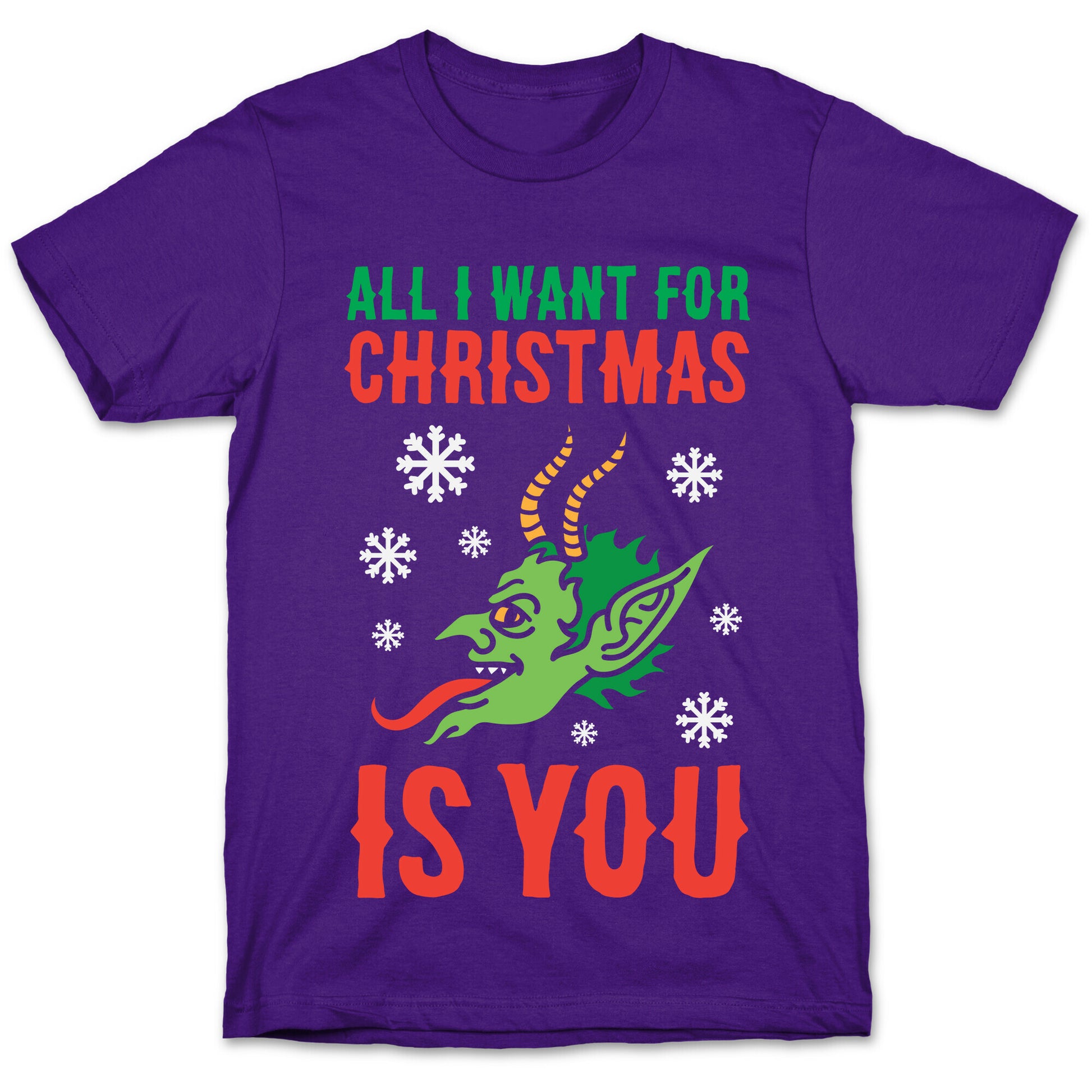 All I Want For Christmas Is You Krampus T-Shirt