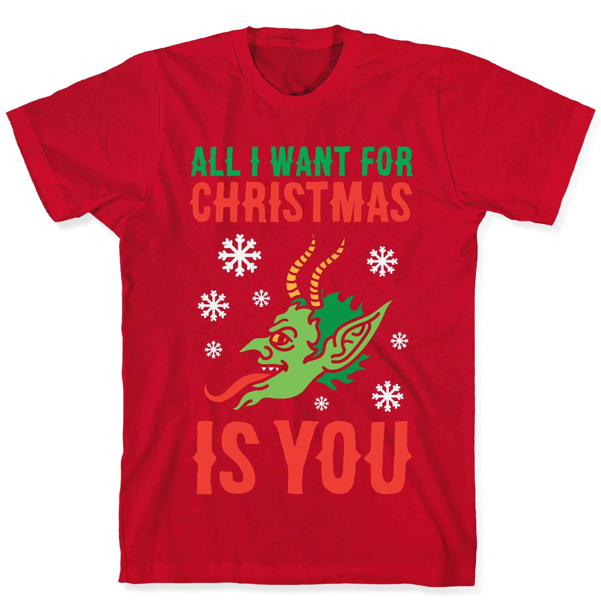 All I Want For Christmas Is You Krampus T-Shirt