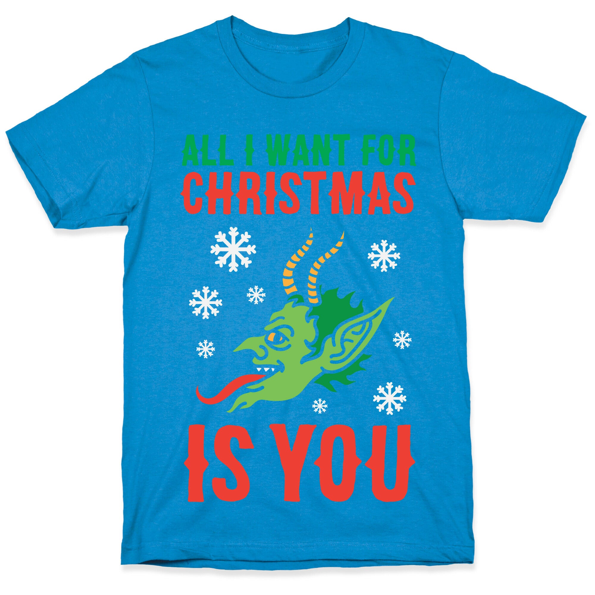 All I Want For Christmas Is You Krampus T-Shirt
