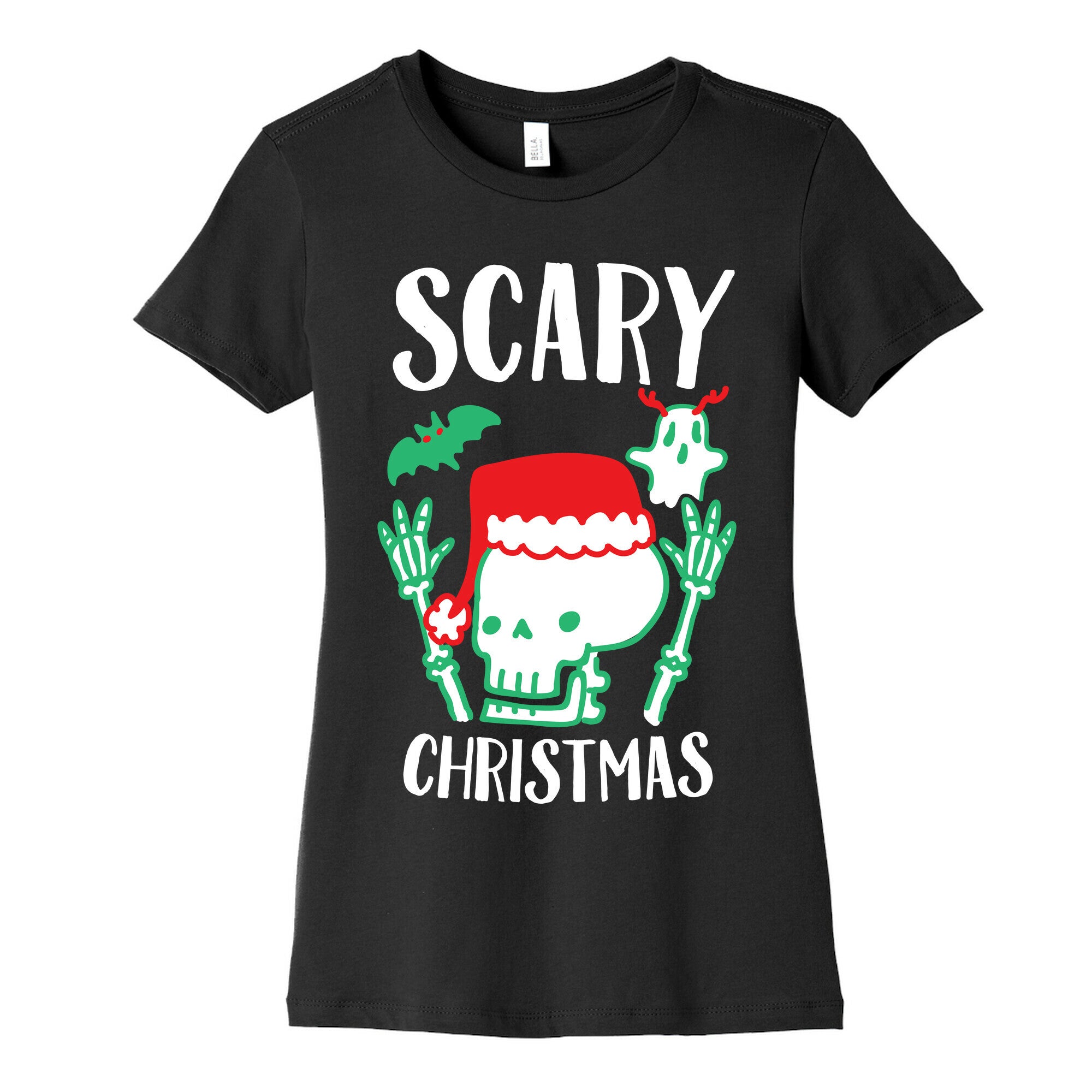 Scary Christmas  Women's Cotton Tee