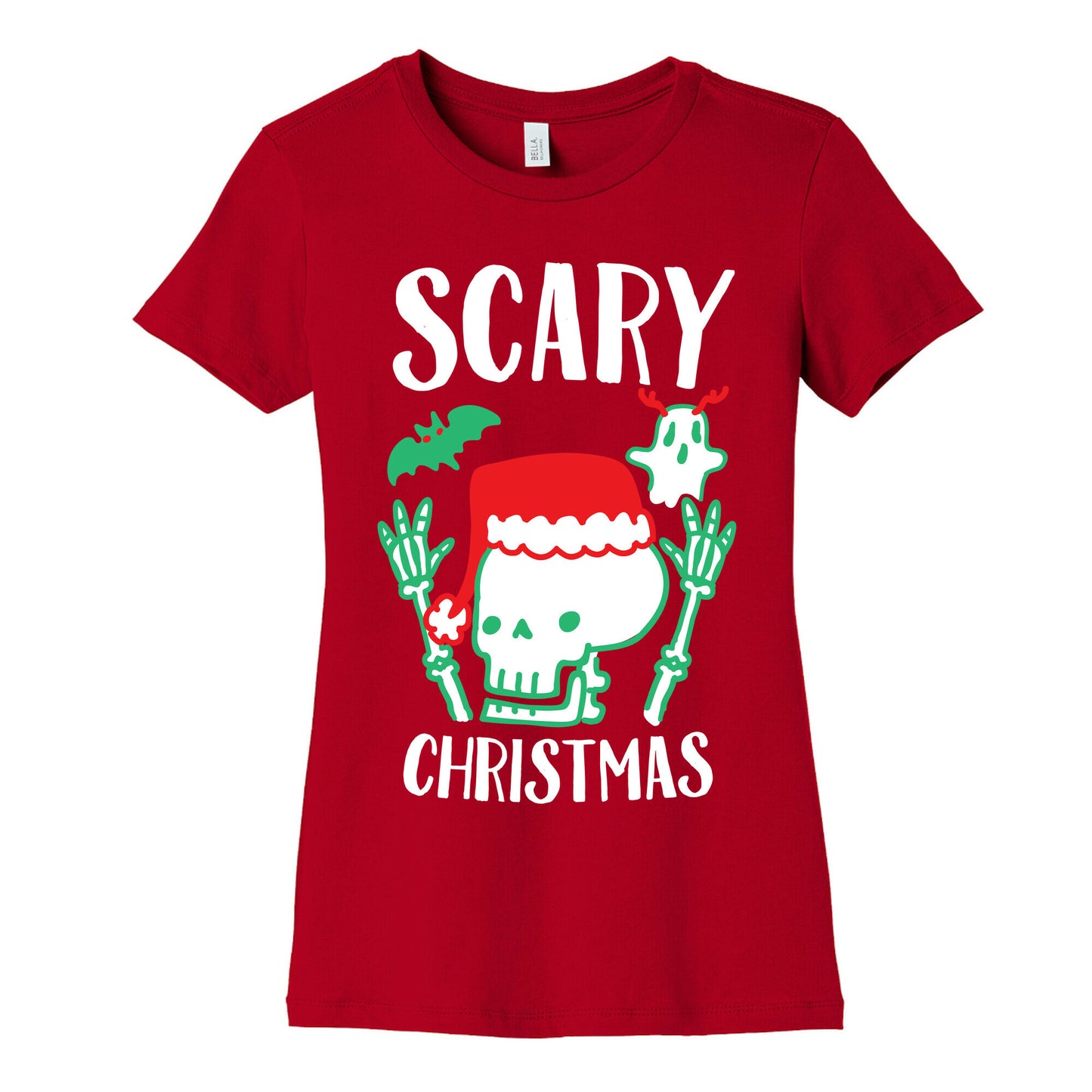 Scary Christmas  Women's Cotton Tee