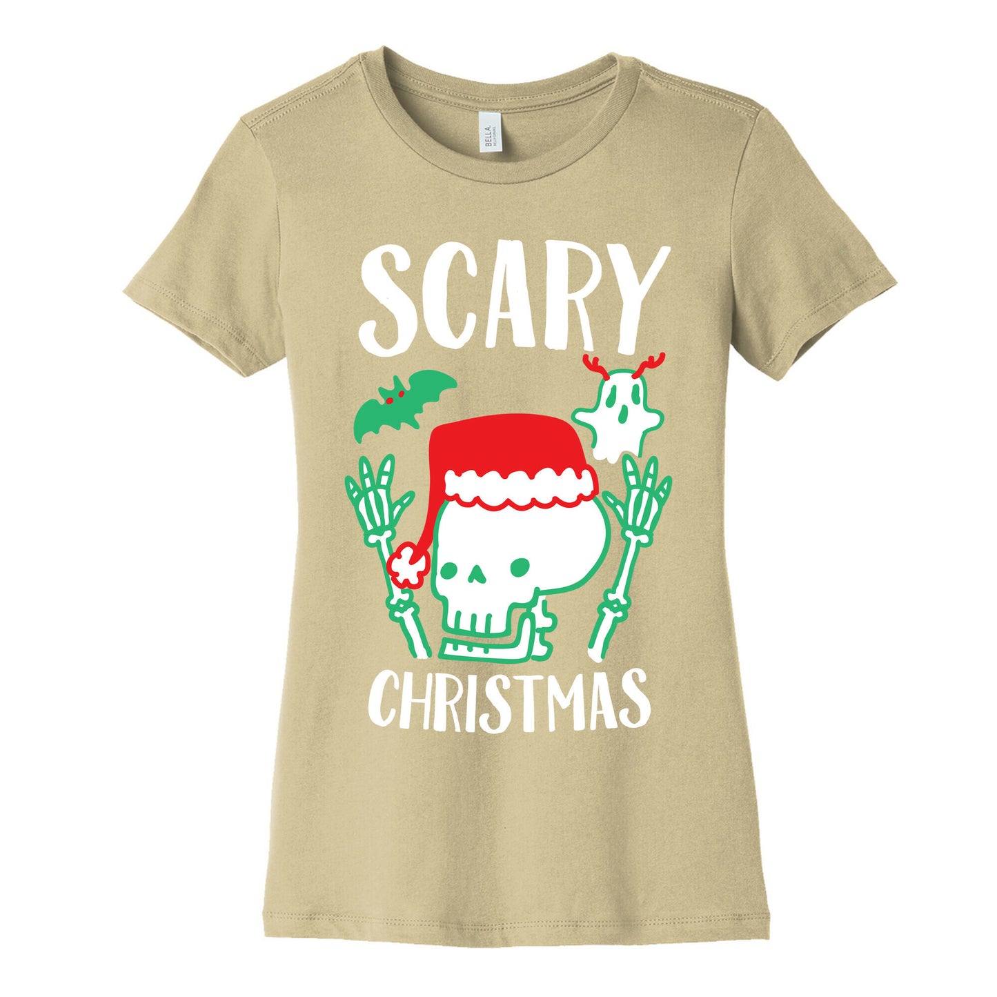 Scary Christmas  Women's Cotton Tee