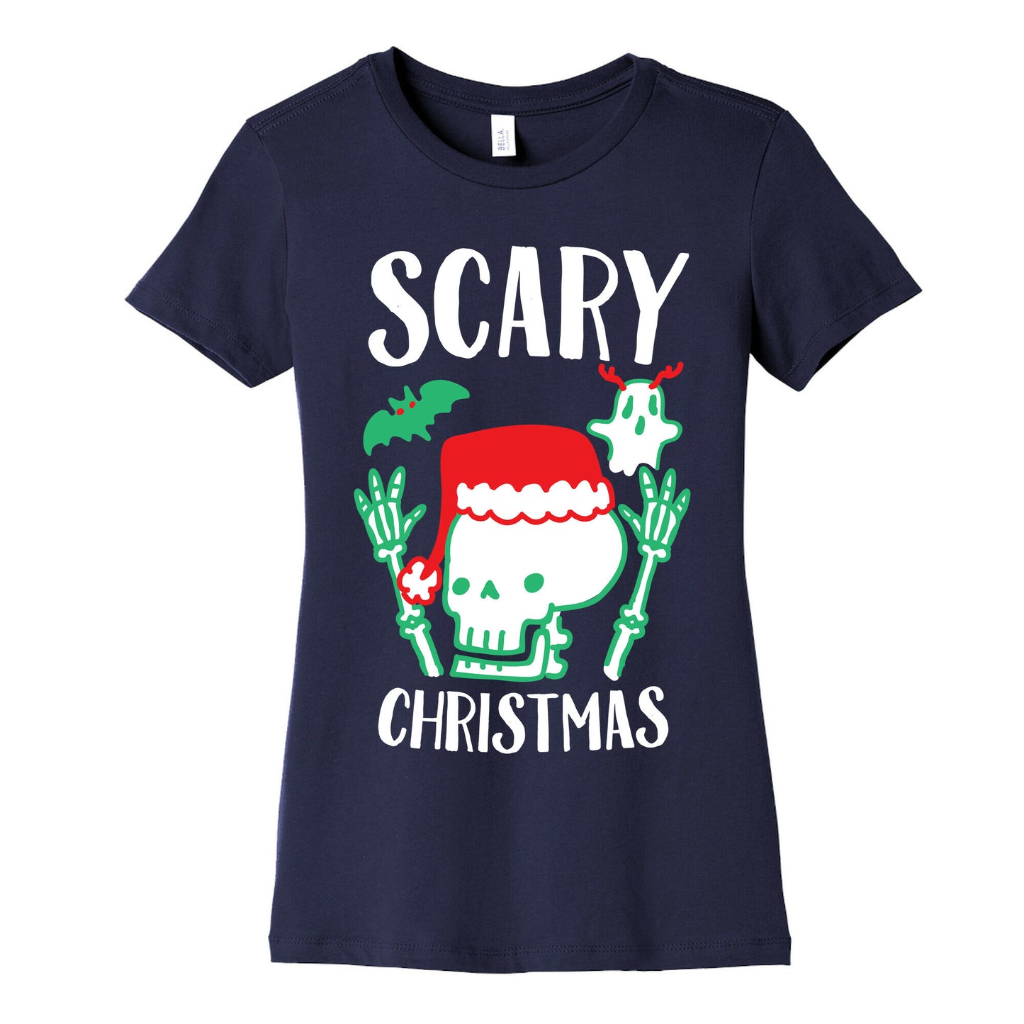 Scary Christmas  Women's Cotton Tee