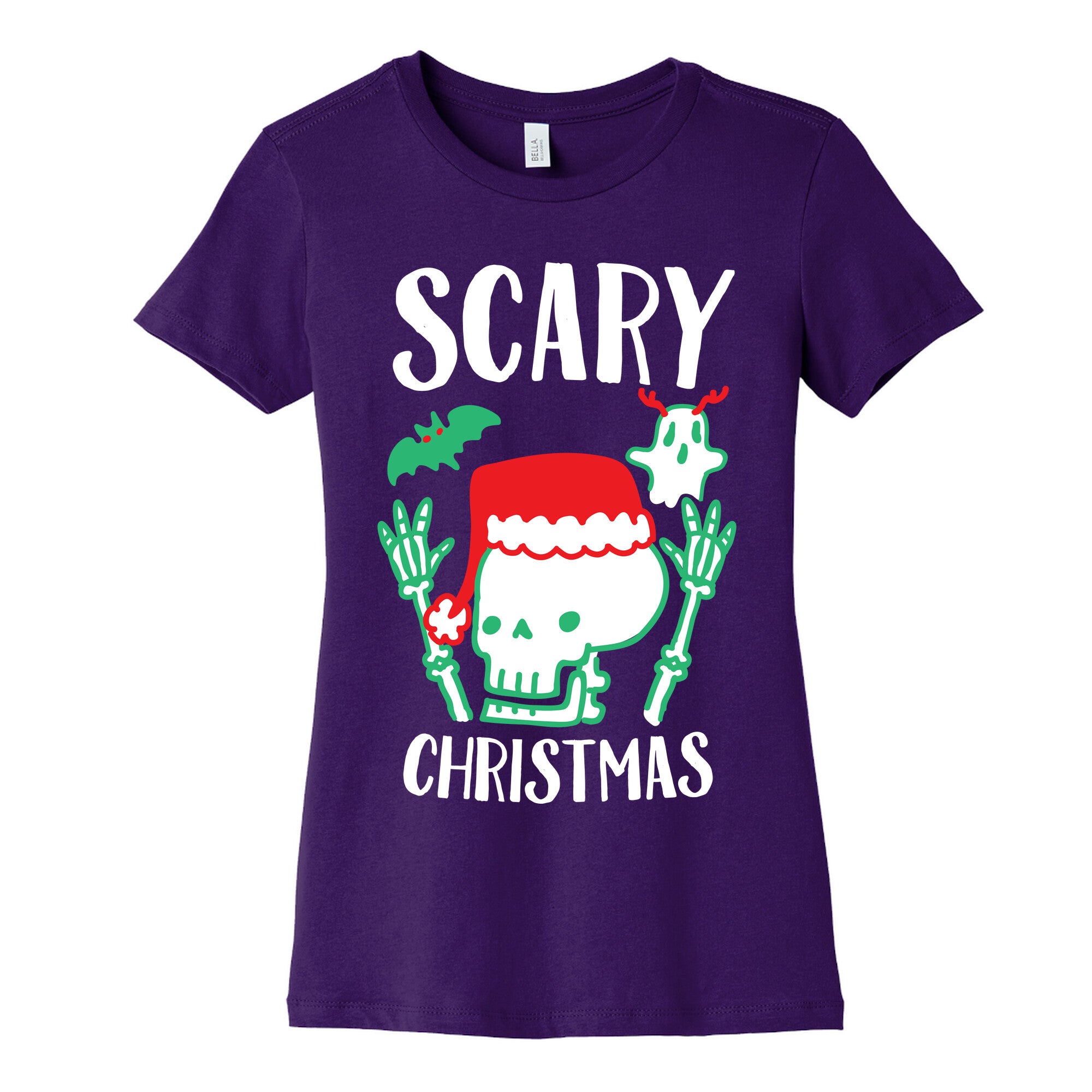 Scary Christmas  Women's Cotton Tee