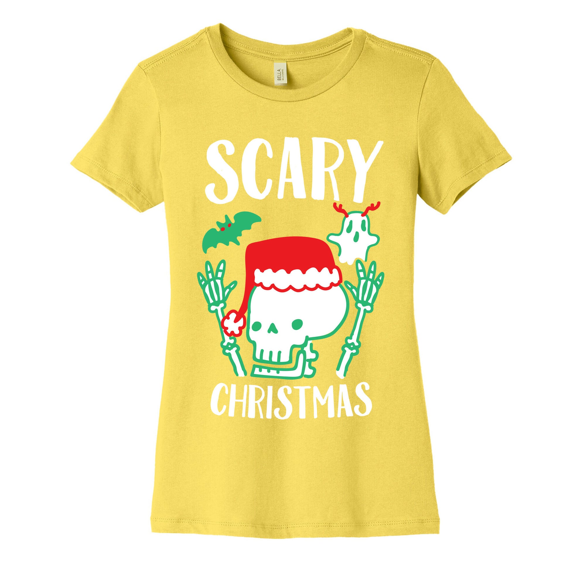 Scary Christmas  Women's Cotton Tee