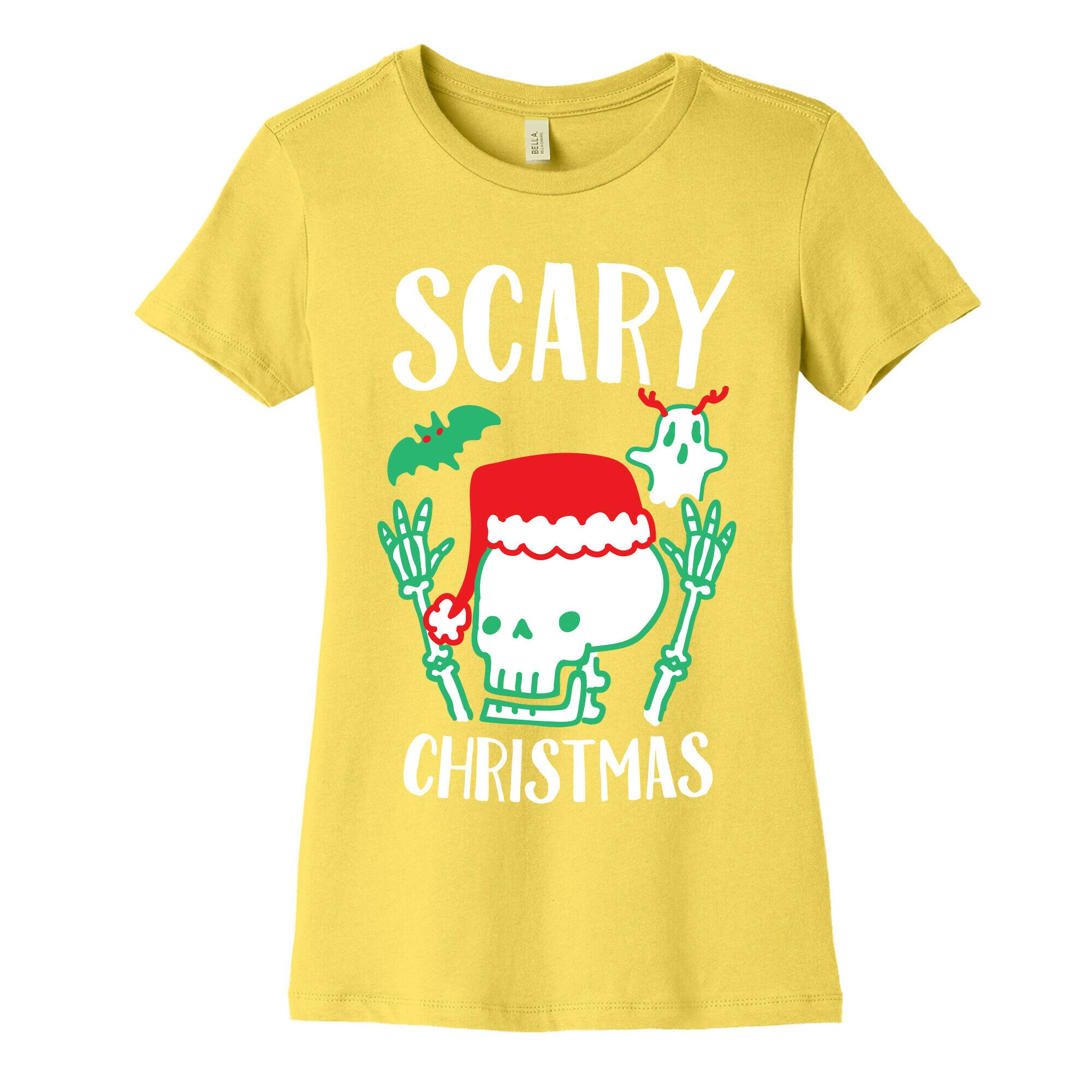 Scary Christmas  Women's Cotton Tee