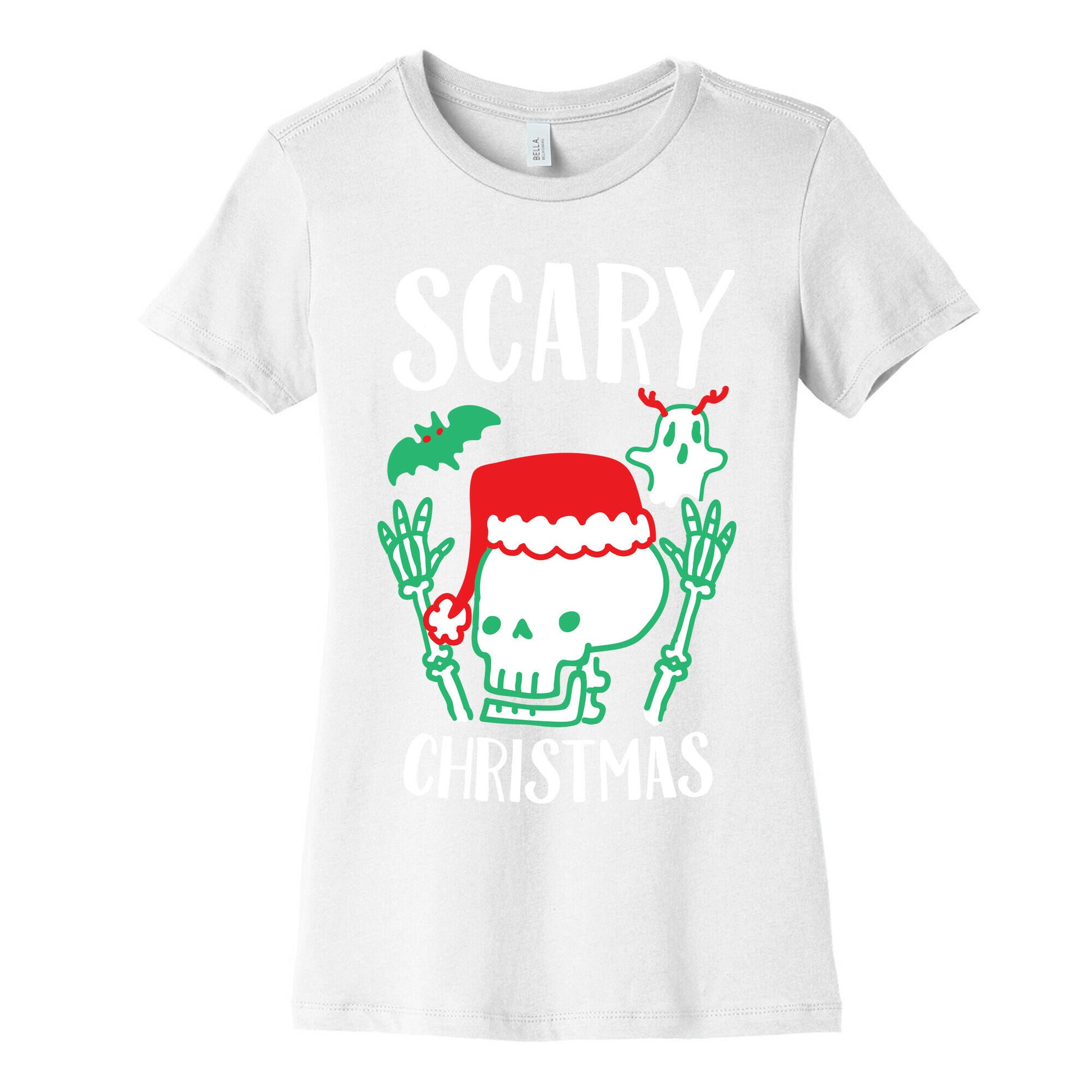Scary Christmas  Women's Cotton Tee