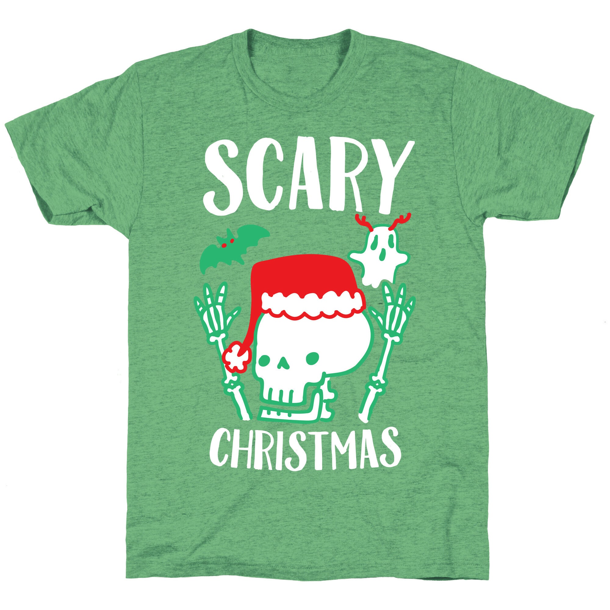 Scary Christmas  Unisex Triblend Tee