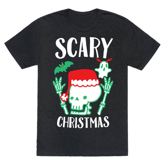 Scary Christmas  Unisex Triblend Tee