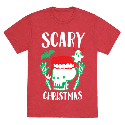 Scary Christmas  Unisex Triblend Tee