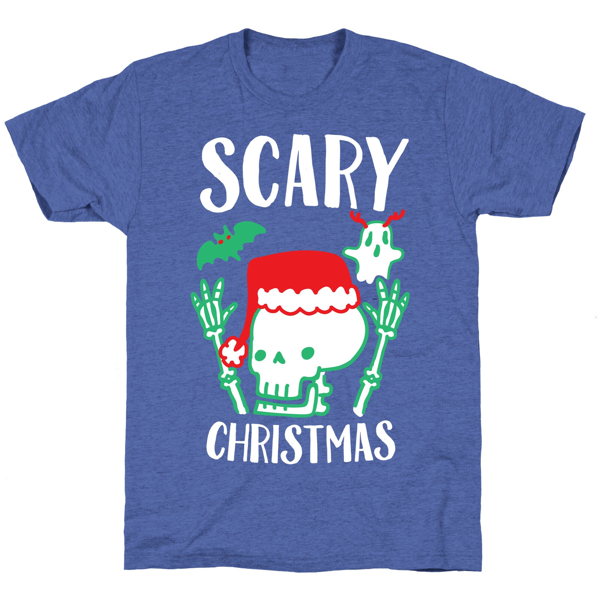 Scary Christmas  Unisex Triblend Tee