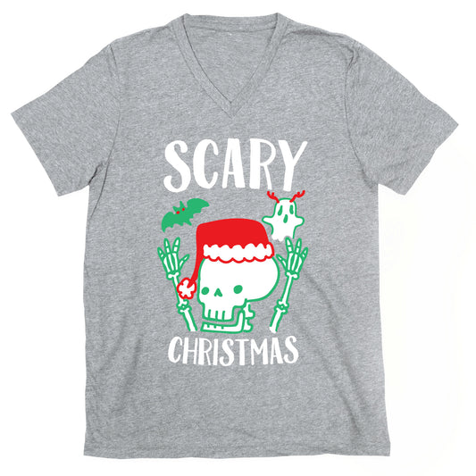 Scary Christmas  V-Neck