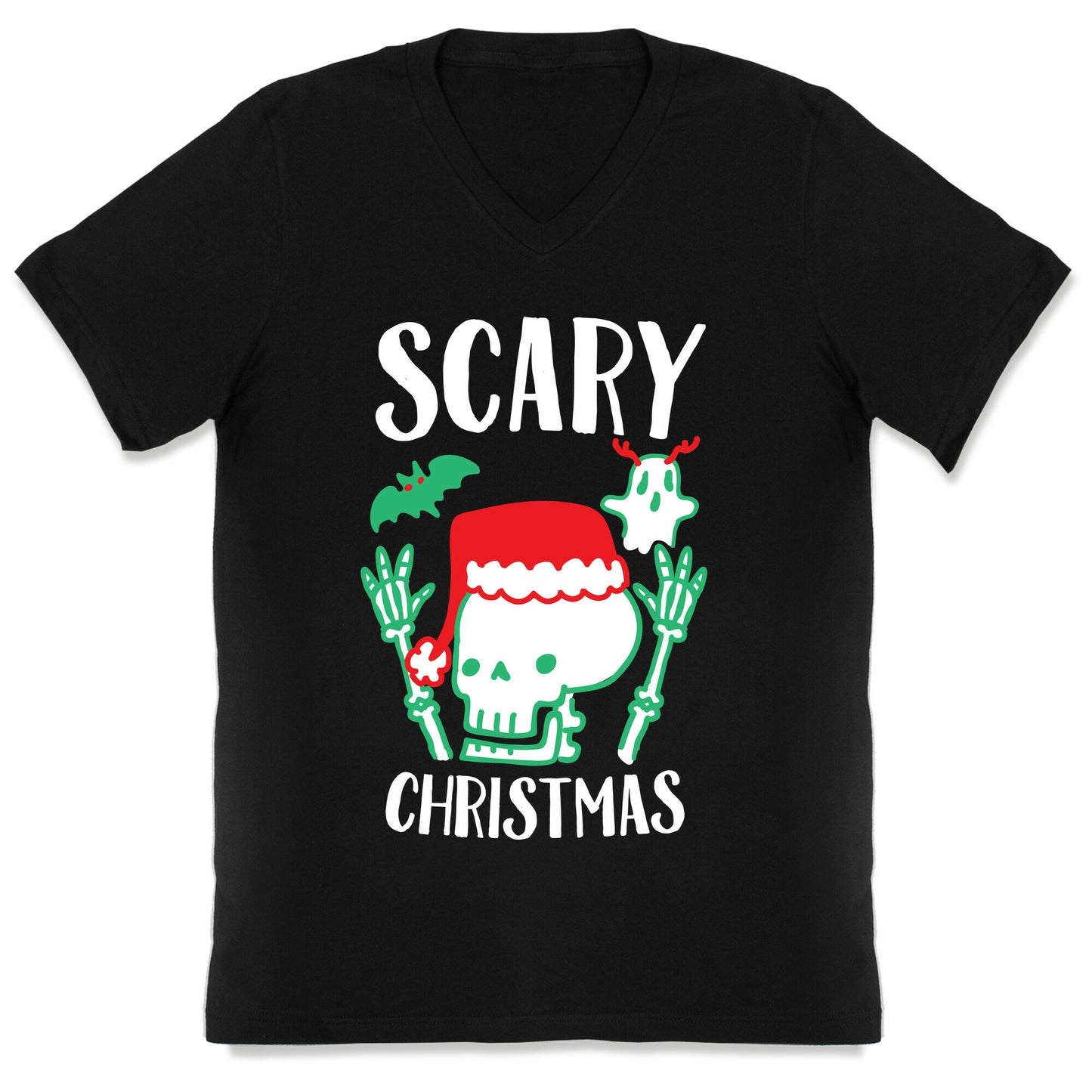 Scary Christmas  V-Neck