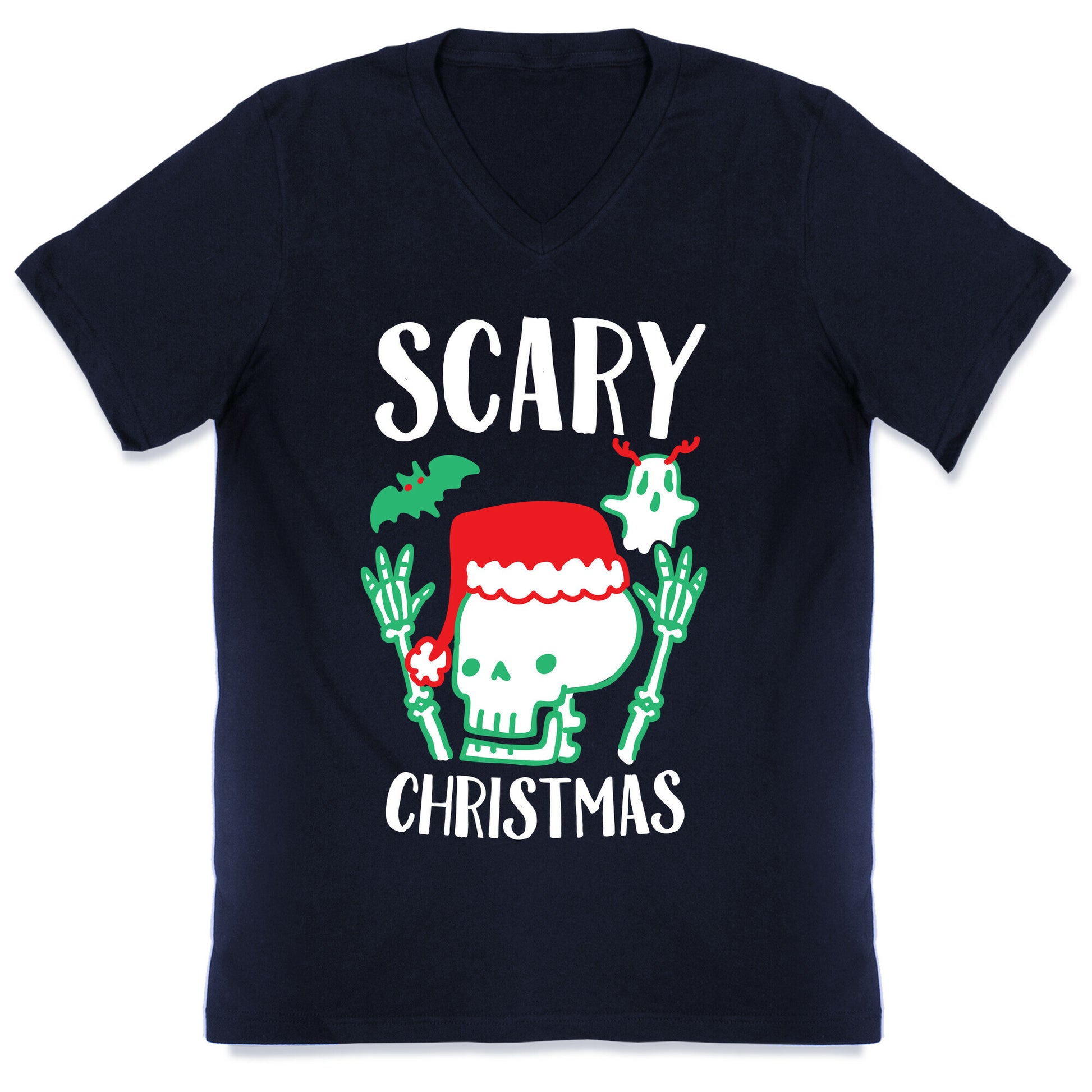 Scary Christmas  V-Neck