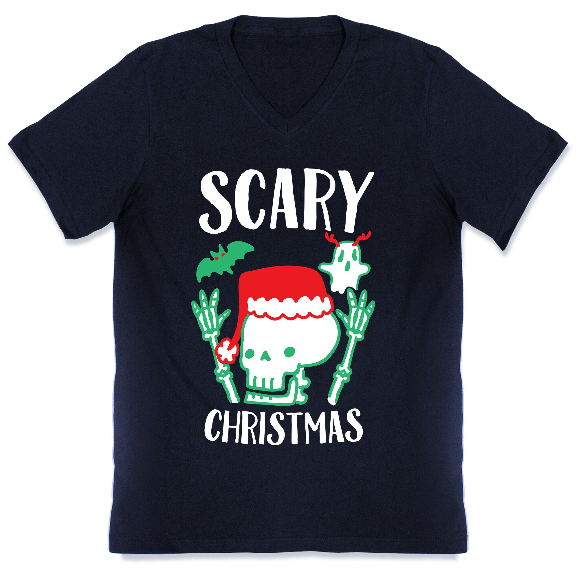 Scary Christmas  V-Neck