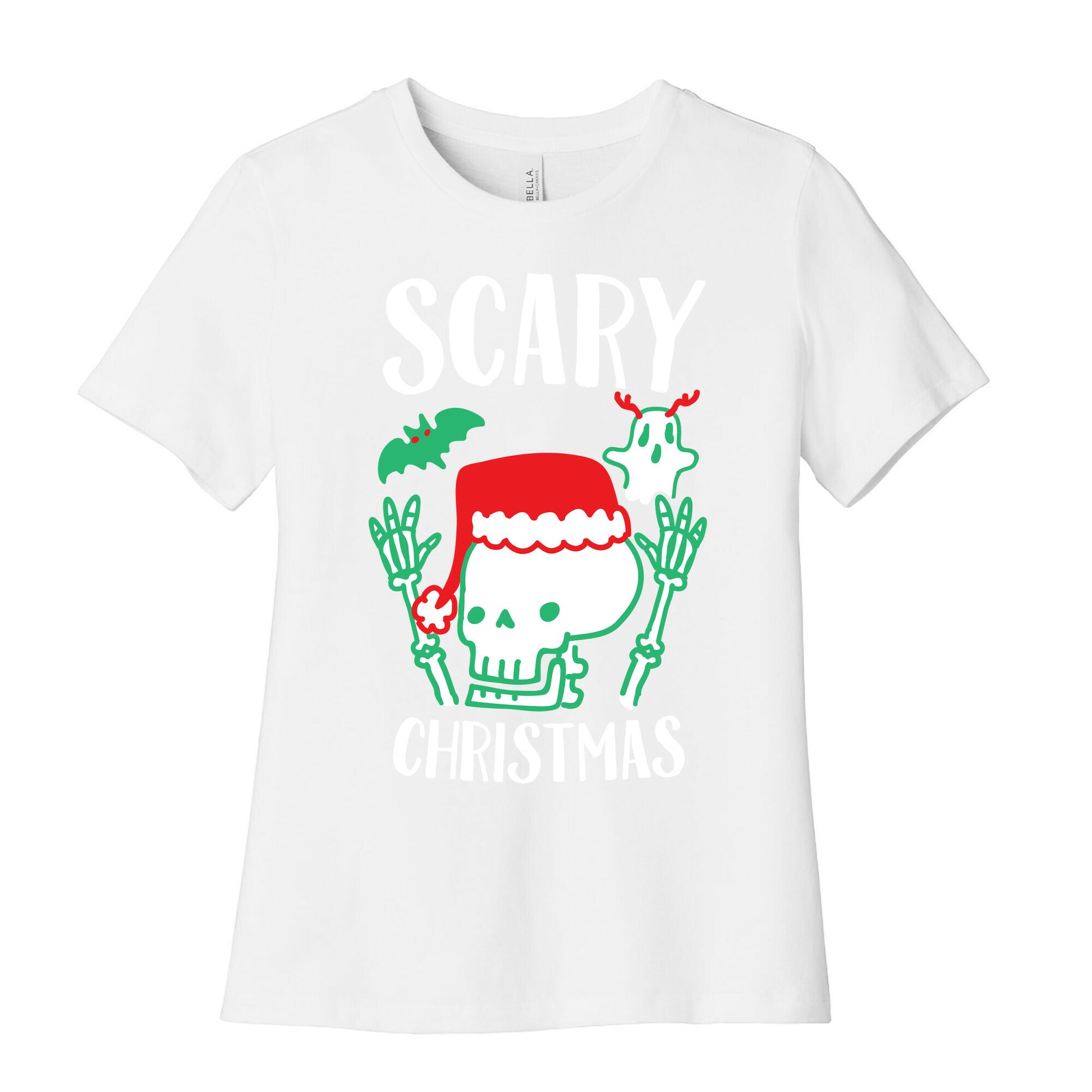 Scary Christmas  Women's Cotton Tee