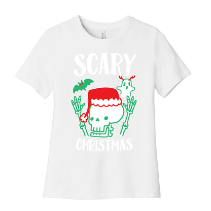 Scary Christmas  Women's Cotton Tee