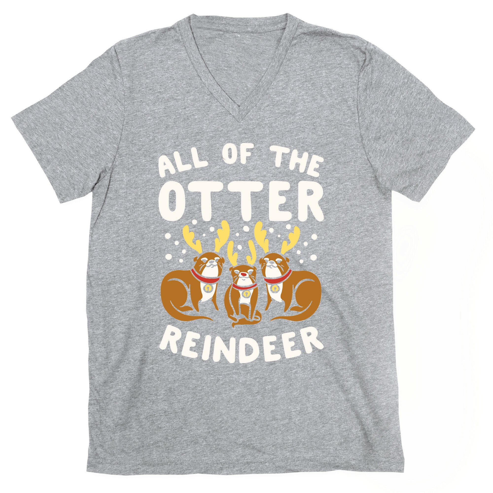 All of The Otter Reindeer V-Neck