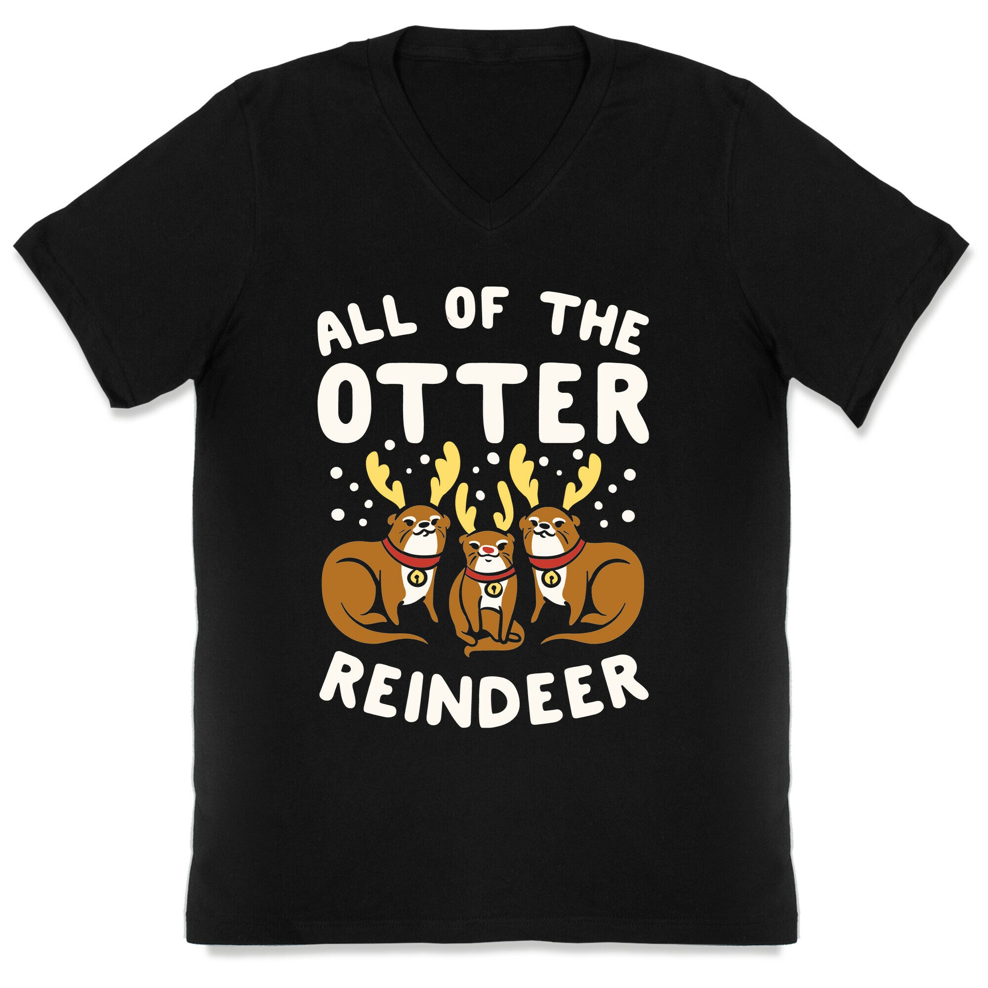 All of The Otter Reindeer V-Neck