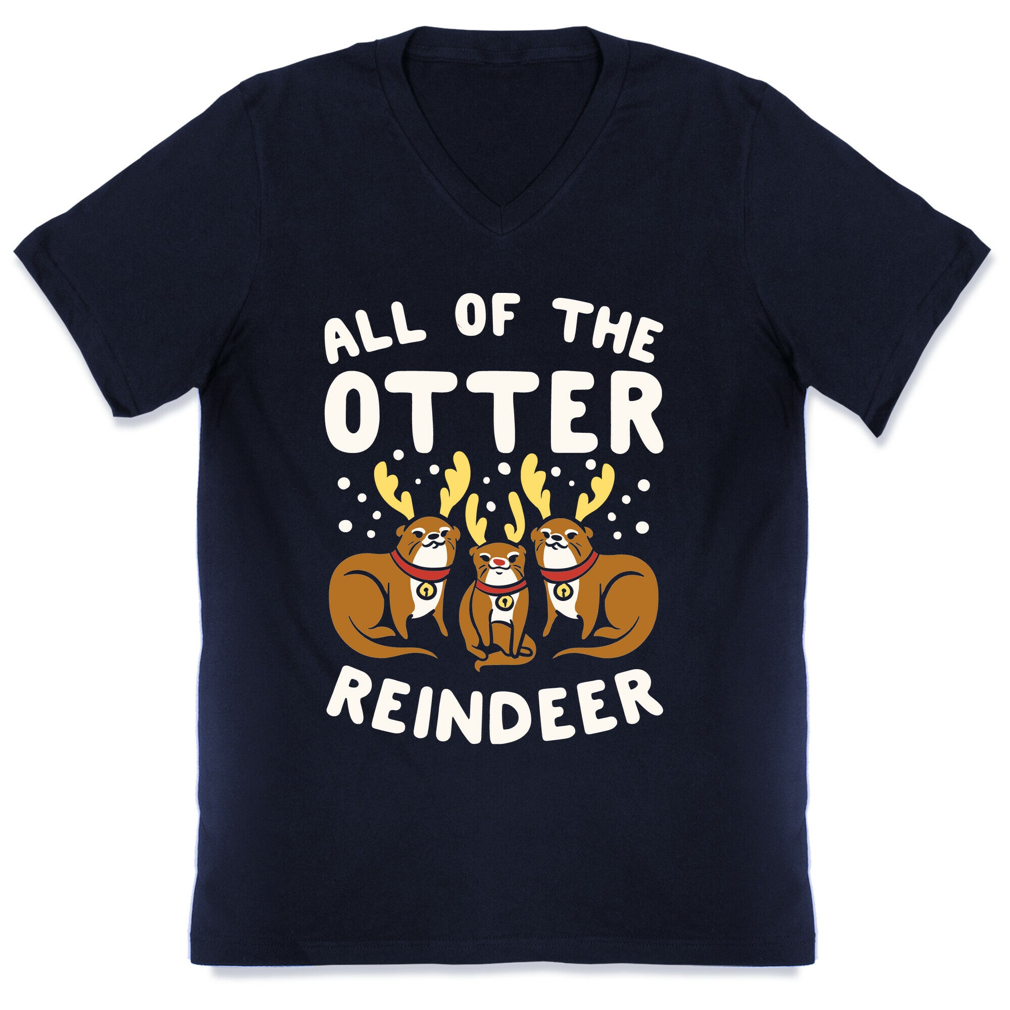 All of The Otter Reindeer V-Neck