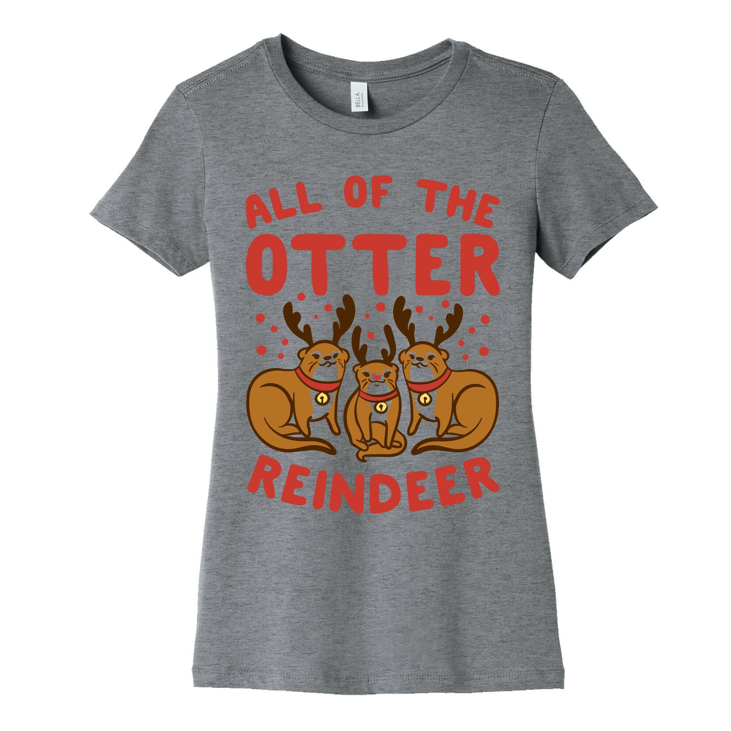 All of The Otter Reindeer Women's Cotton Tee