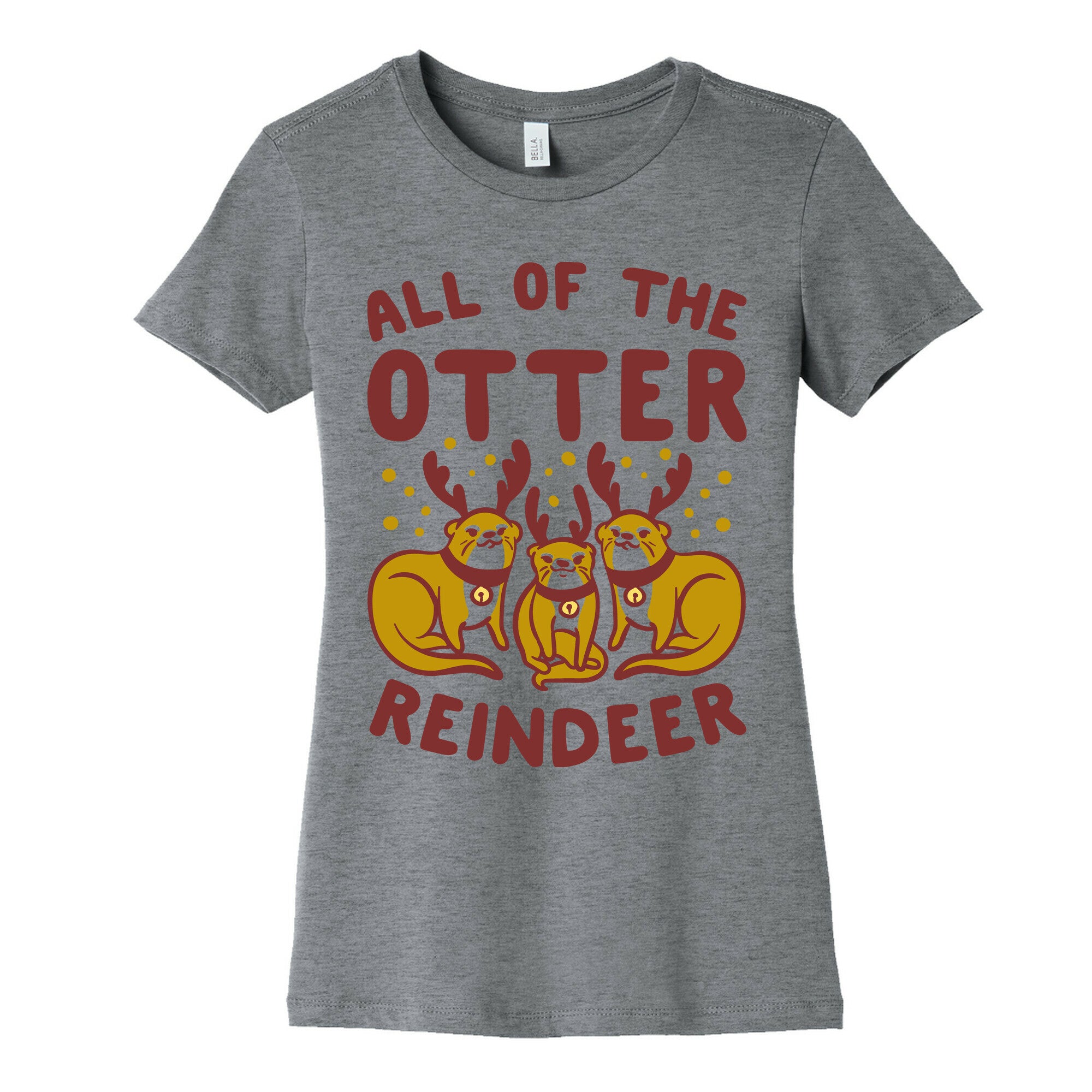 All of The Otter Reindeer Women's Cotton Tee