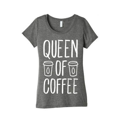 Queen of Coffee Women's Triblend Tee