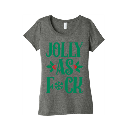 Jolly As Fuck Women's Triblend Tee