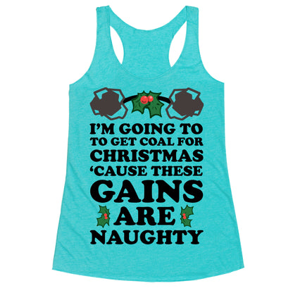 I'm Going to Get Coal for Christmas Racerback Tank