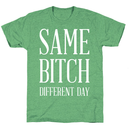 Same Bitch Different Day Unisex Triblend Tee