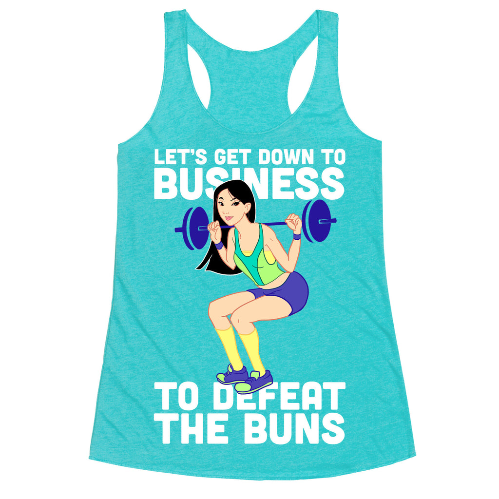 Let's Get Down to Business Racerback Tank