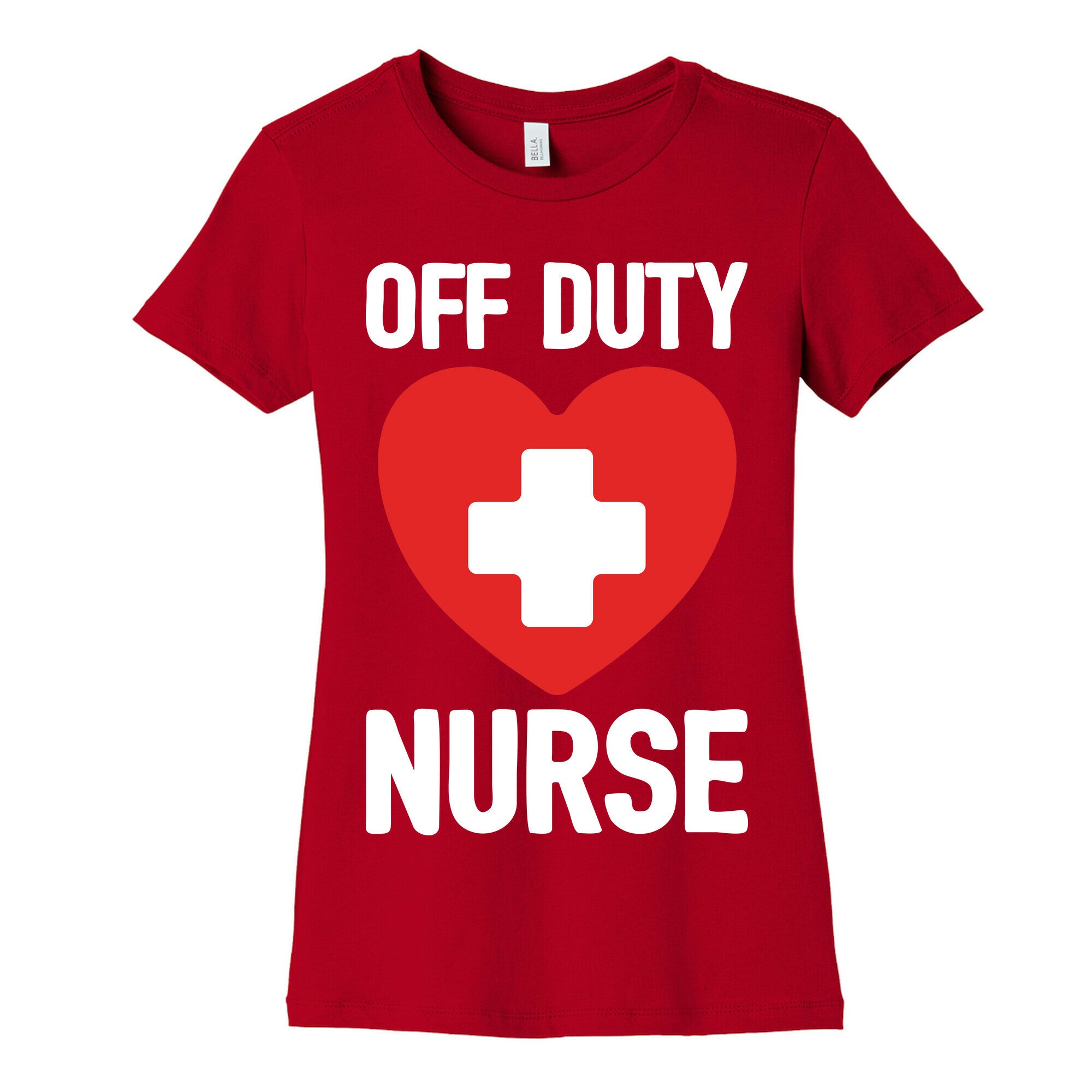 Off Duty Nurse Women's Cotton Tee