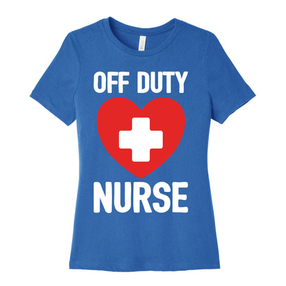 Off Duty Nurse Women's Cotton Tee