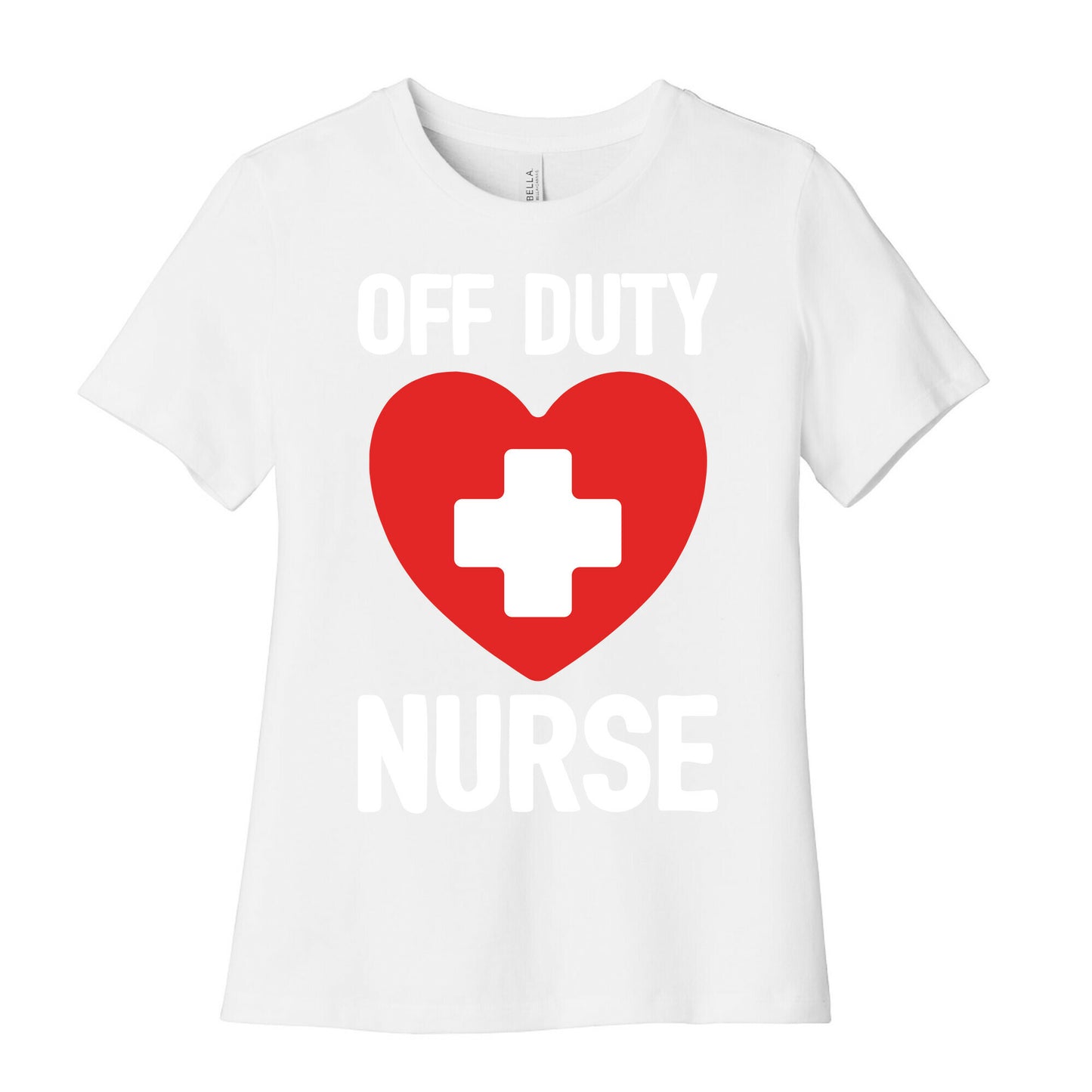 Off Duty Nurse Women's Cotton Tee