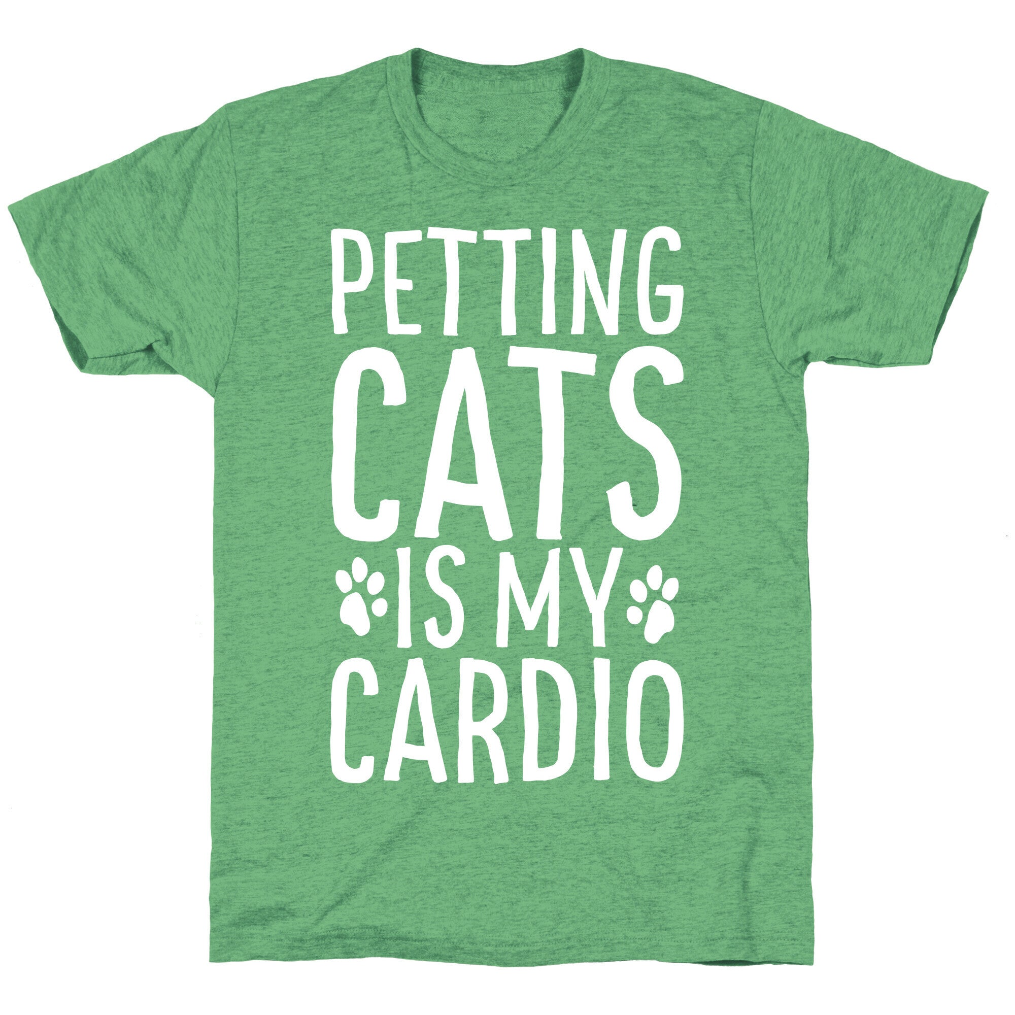 Petting Cats is My Cardio  Unisex Triblend Tee
