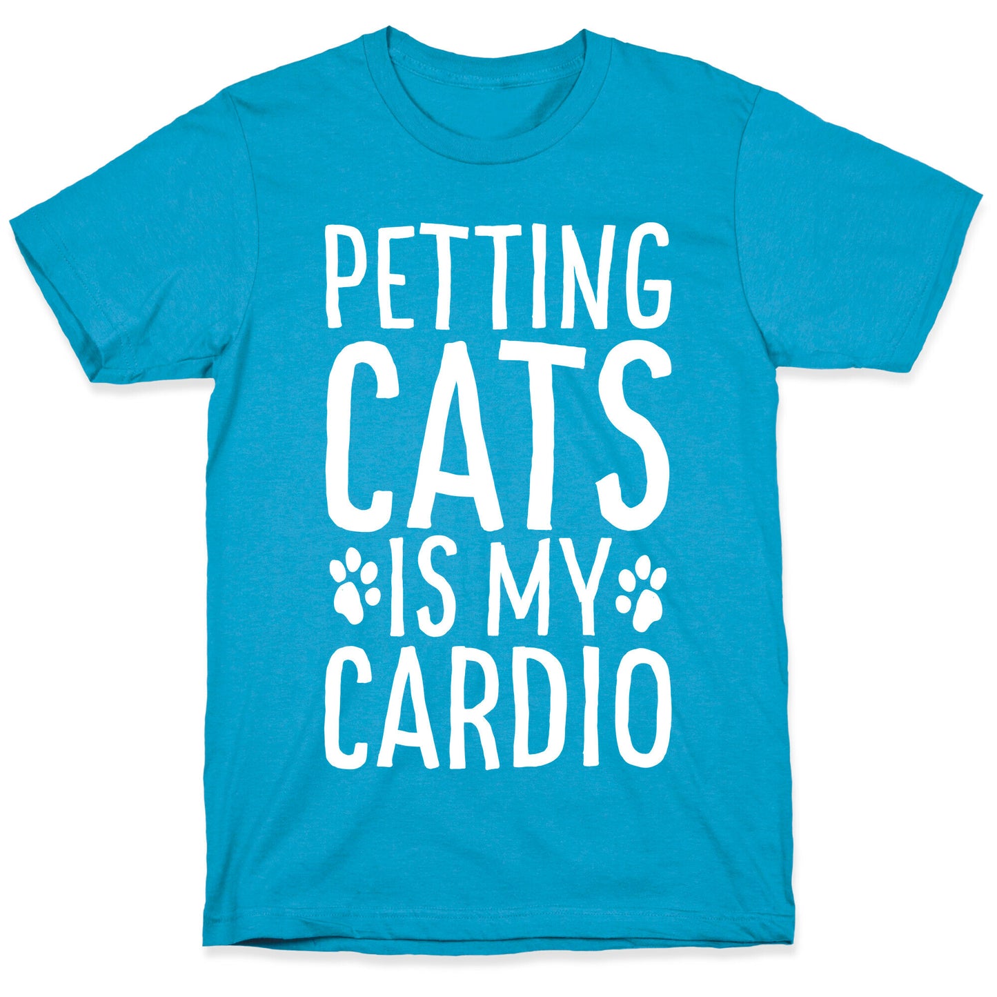 Petting Cats is My Cardio  Unisex Triblend Tee