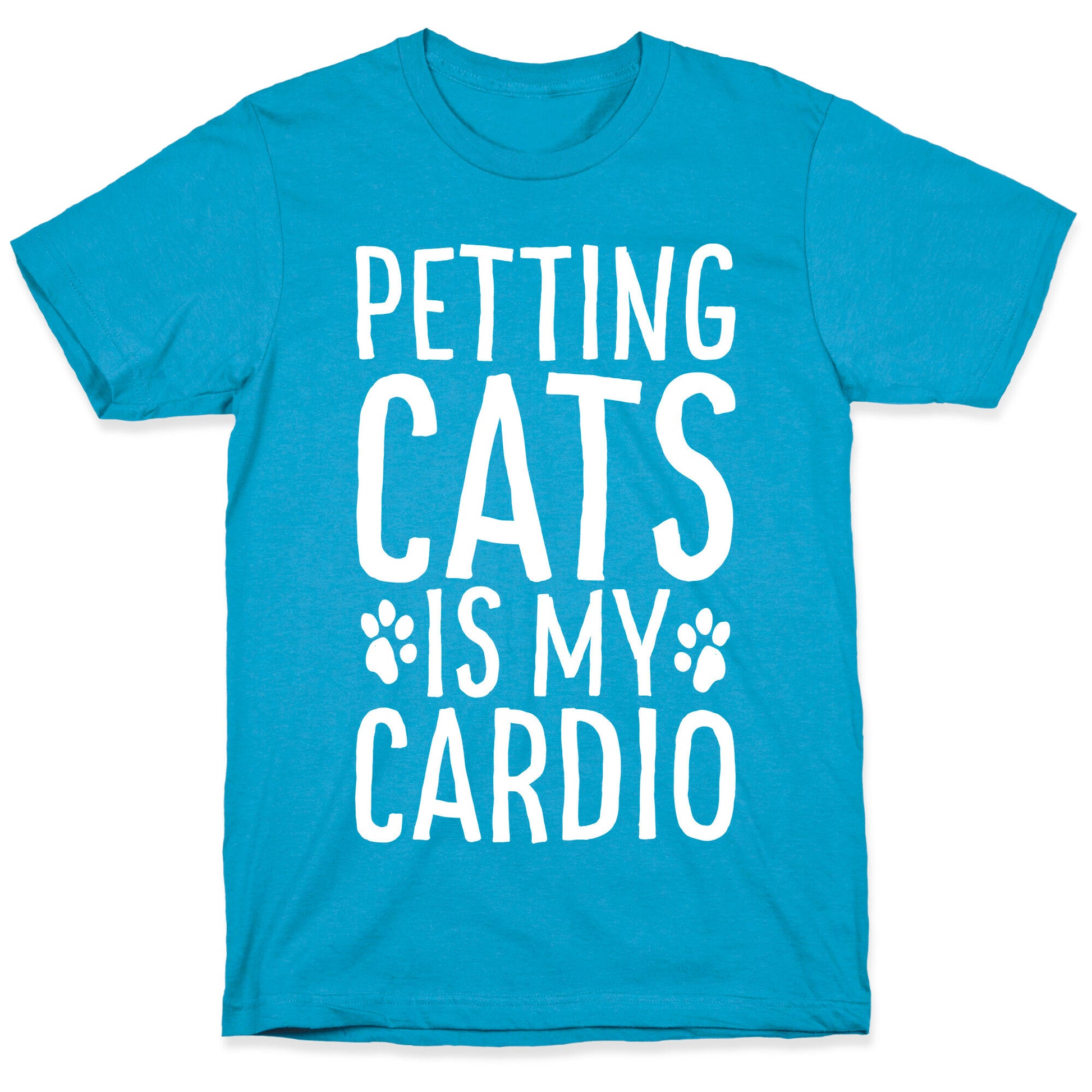 Petting Cats is My Cardio  Unisex Triblend Tee