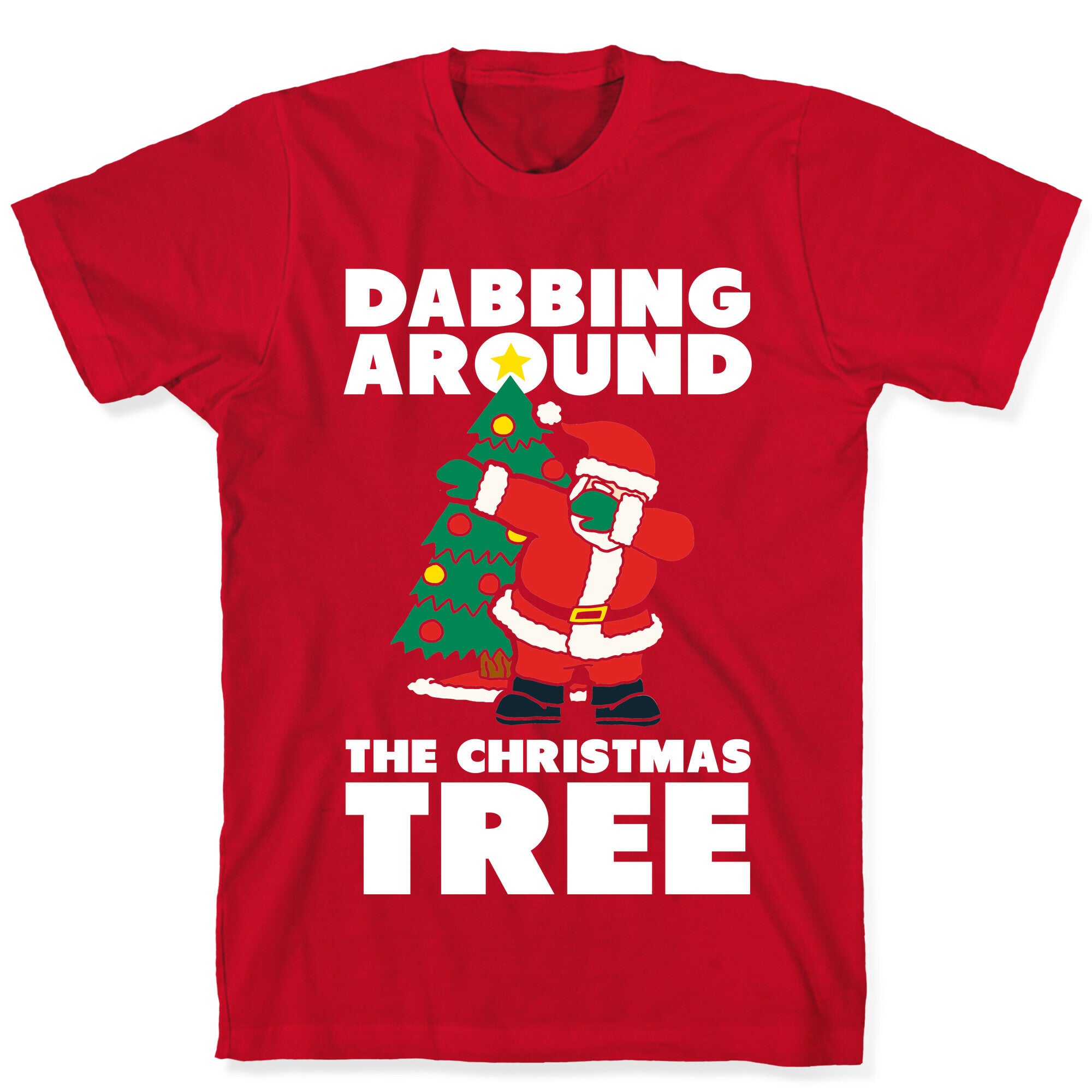 Dabbing Around The Christmas Tree T-Shirt