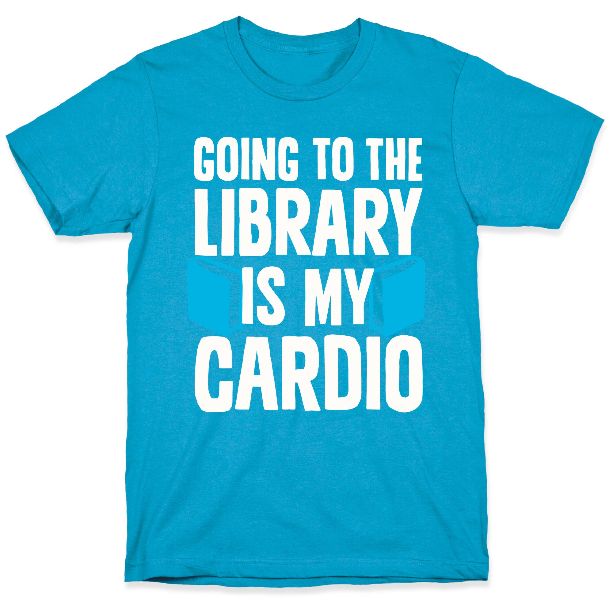 Going to the Library is my Cardio Unisex Triblend Tee