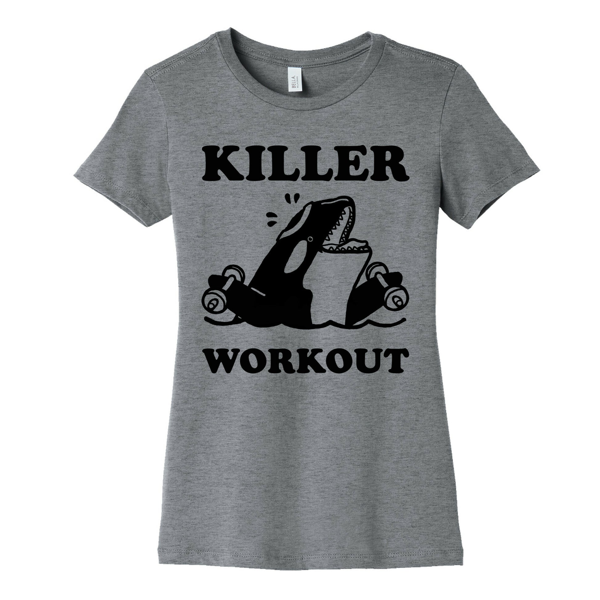 Killer Workout (Orca) Women's Cotton Tee
