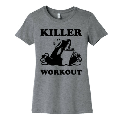 Killer Workout (Orca) Women's Cotton Tee