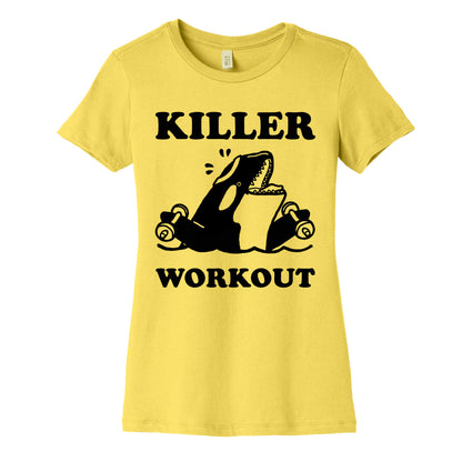 Killer Workout (Orca) Women's Cotton Tee