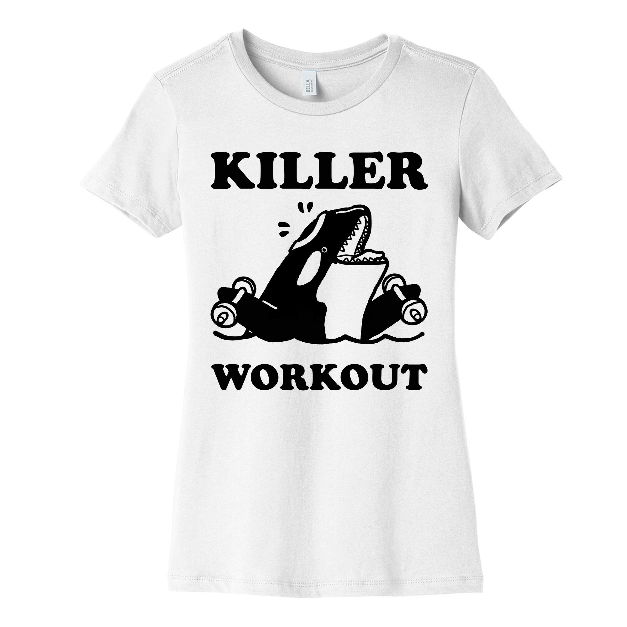 Killer Workout (Orca) Women's Cotton Tee