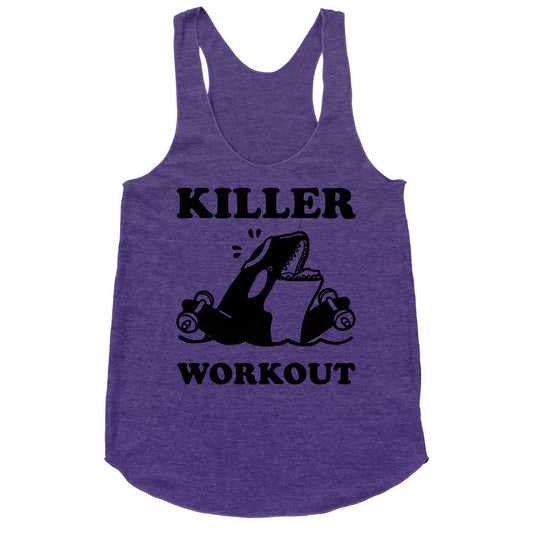 Killer Workout (Orca) Racerback Tank