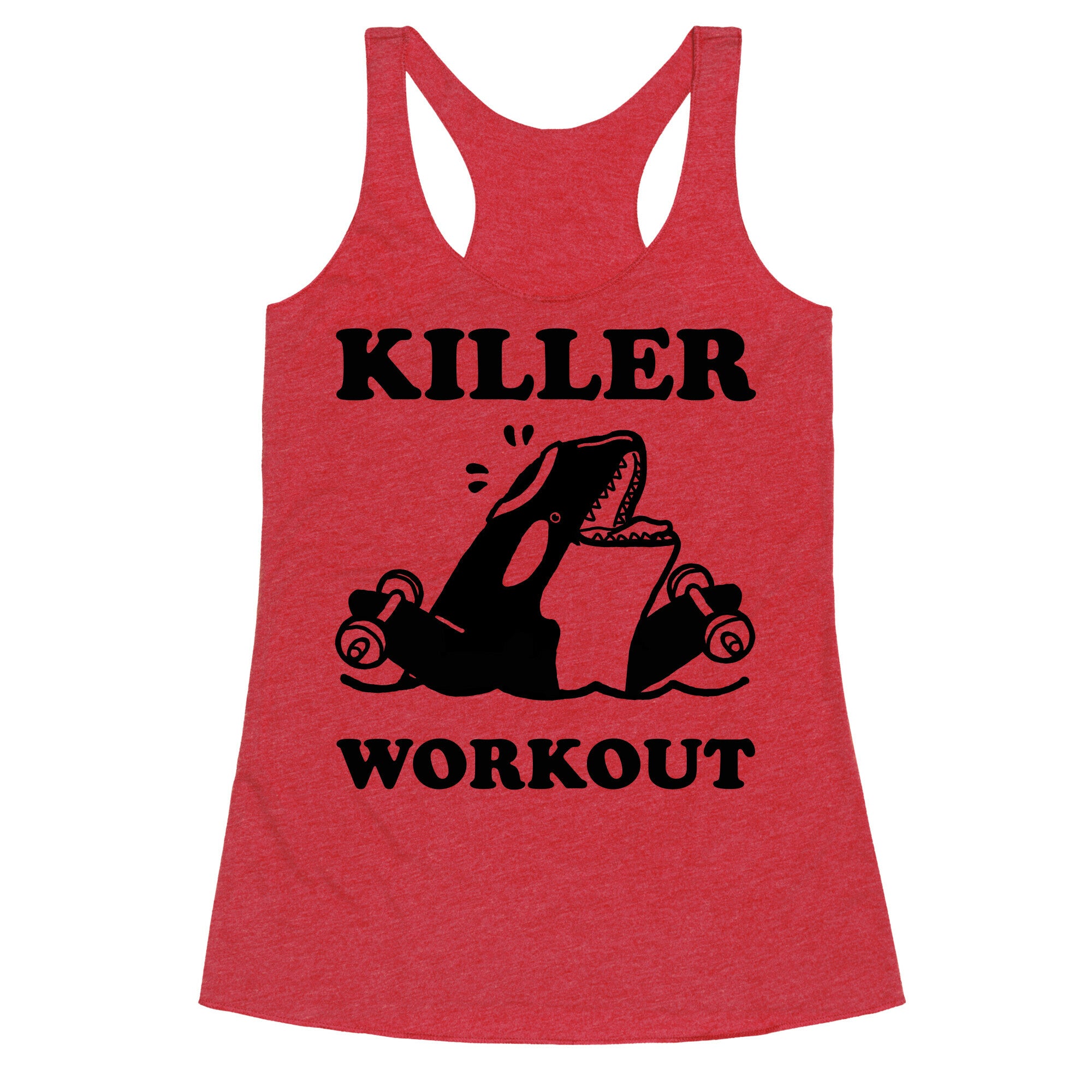 Killer Workout (Orca) Racerback Tank